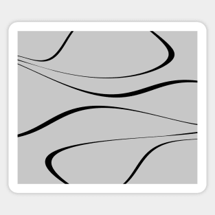 Abstract - gray and black. Sticker